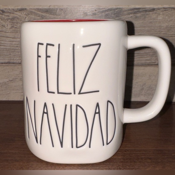 Super Cute FELIZ NAVIDAD Mug Coffee Cup by Rae Dunn by Magenta - NEW - Picture 3 of 9